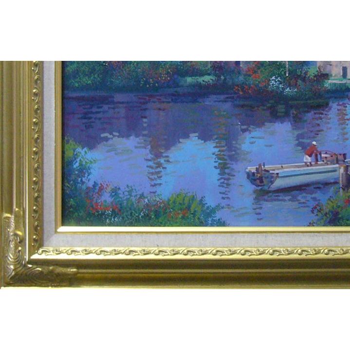 絵画 油絵 竹内敏彦 肉筆油絵 ドナウの流れ F20 絵画 油絵 竹内敏彦 肉筆油絵 ドナウの流れ F20