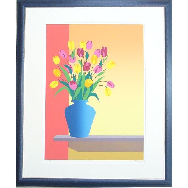 新品/送料無料 絵画・版画・リトグラフ 花瓶とチューリップ - tanjinkod.rs