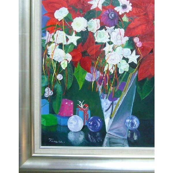 絵画 油絵 田村隆枝 肉筆油絵 静物画 情熱の華 F20 |  | 03