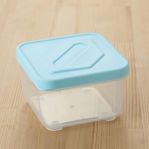 ふたがトングになる保存容器 350ml ピンク ミントブルー キッチン