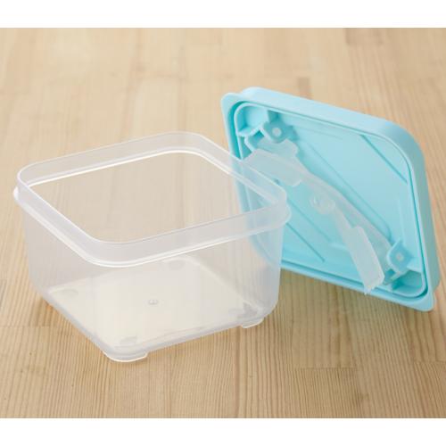 ふたがトングになる保存容器 350ml ピンク ミントブルー キッチン