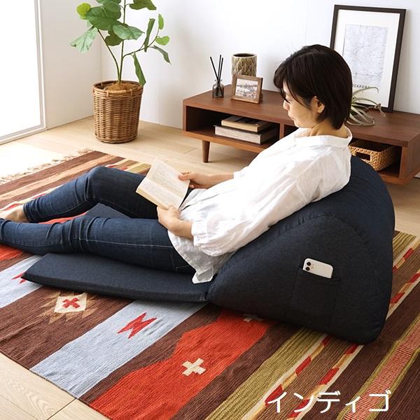 スマホソファ 日本製 インテリア クッション 座布団 長座布団 フロア