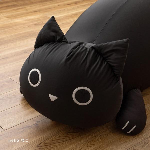 巨大なアニマルビーズクッション くま・ねこ インテリア クッション