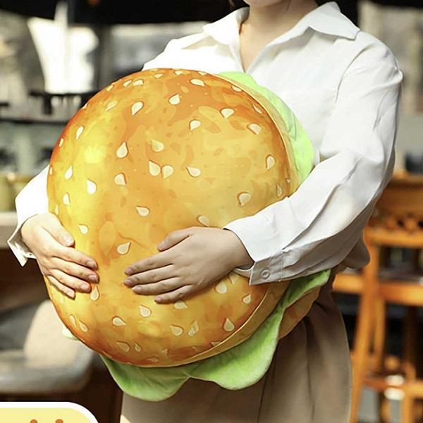ハンバーガー型クッション椅子 シートクッション 座椅子 ハンバーガー インテリア クッション 椅子