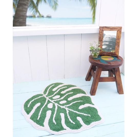 50×80/モンステラ/玄関 マット キッチン バス ラグ/サーフ 海 ハワイ 楽天市場】玄関マット レイ 50×80 cm 洗える ハワイアン