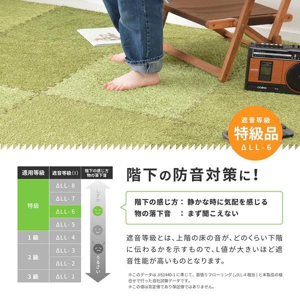 HAGiHARA（萩原） 【9枚入】芝生風ジョイントマット シーヴァ 約60