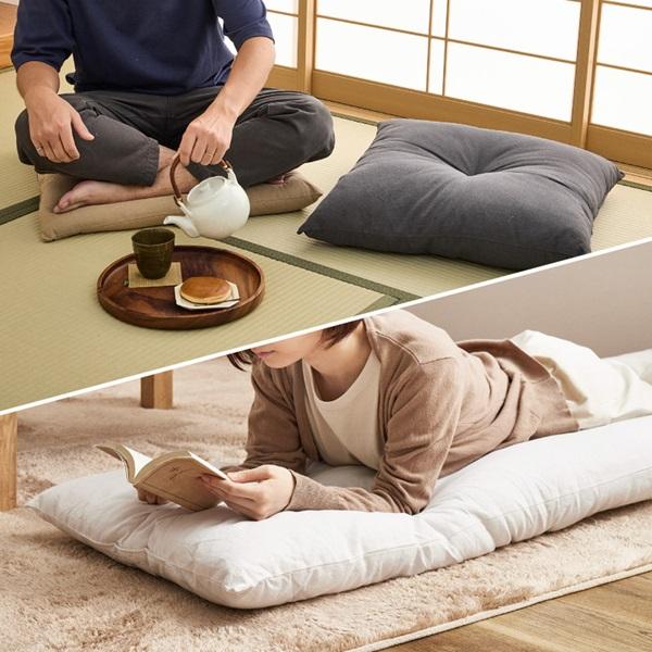 HAGiHARA ふっくら和座布団 約60×60cm インテリア クッション HAGiHARA ふっくら和座布団 約60×60cm インテリア クッション