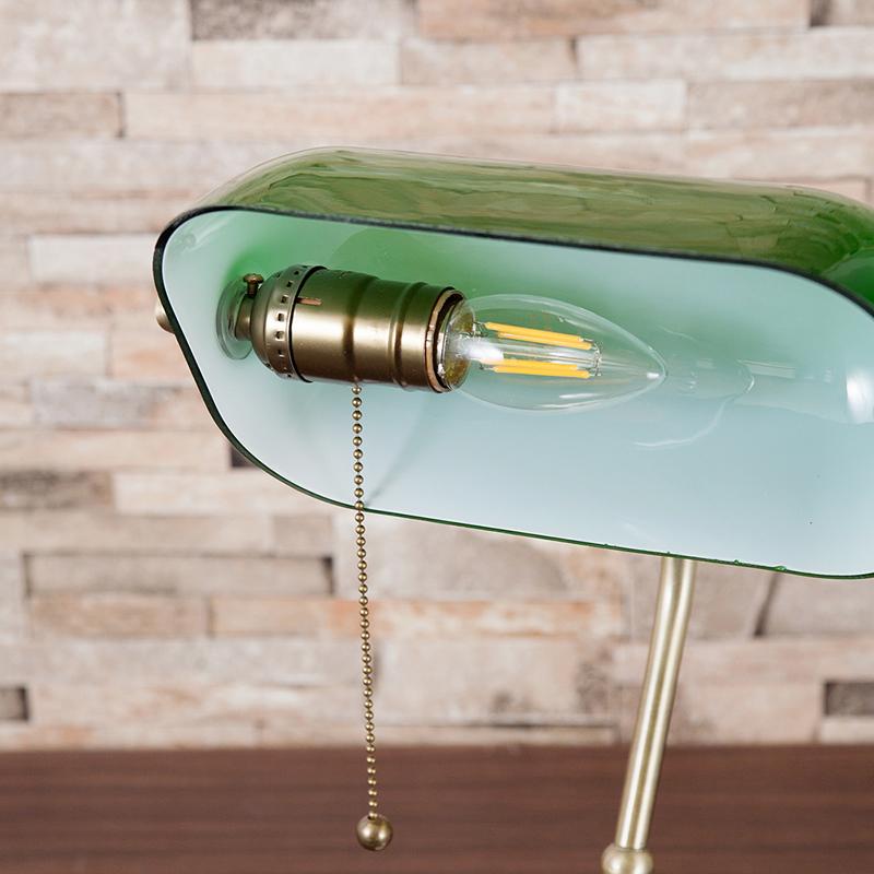 LED電球付き】テーブルランプ Banker's Lamp バンカーズランプII 照明