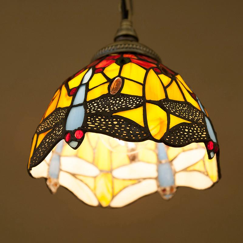 ティファニー ペンダントランプ フラワー（1灯）、トンボ（1灯）【LED