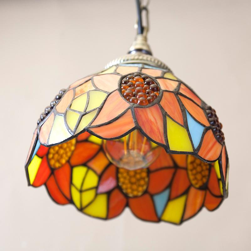 ティファニー ペンダントランプ フラワー（1灯）、トンボ（1灯）【LED