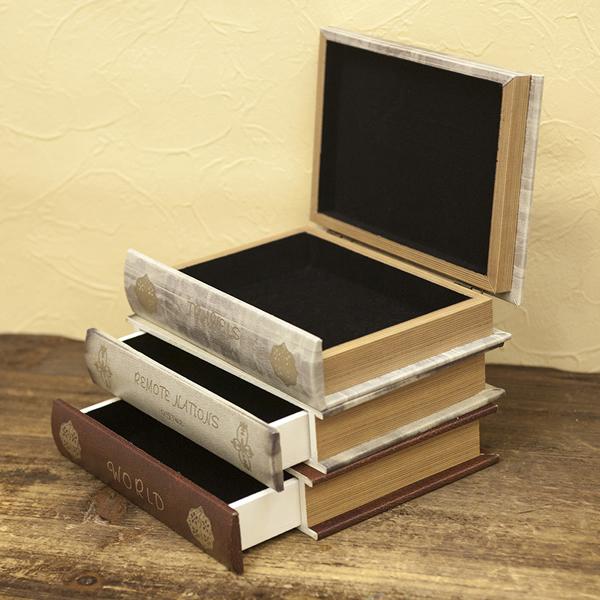 楽天市場】シークレットブックボックス 4段 ガリバー インテリア