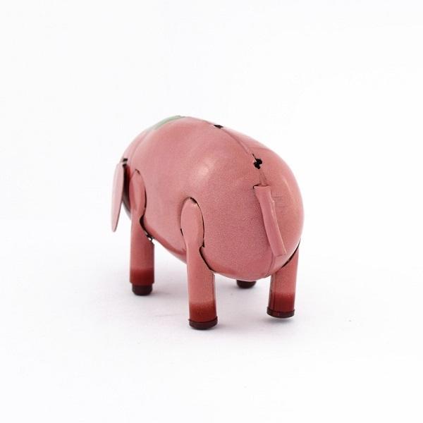 ブリキ　豚の置物 ブリキ ピッグ ブリキおもちゃ ゼンマイ インテリア インテリア雑貨