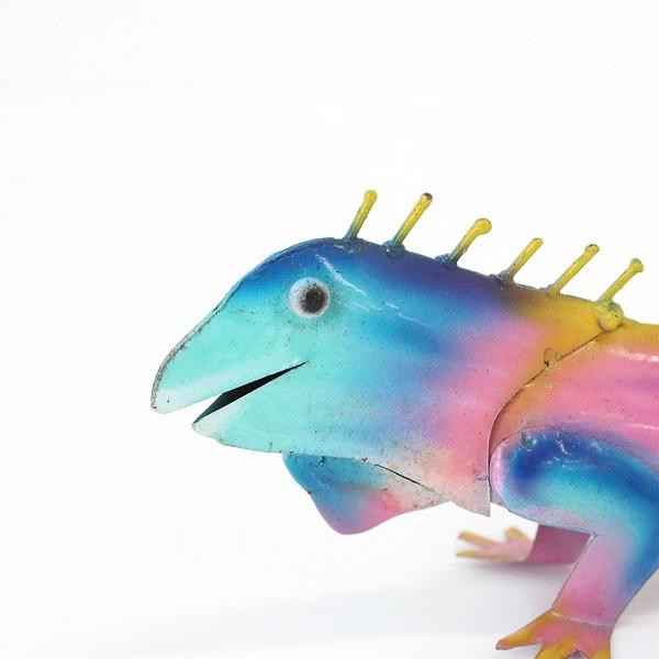 SALE ブリキ イグアナ インテリア インテリア雑貨 オブジェ 置物 動物