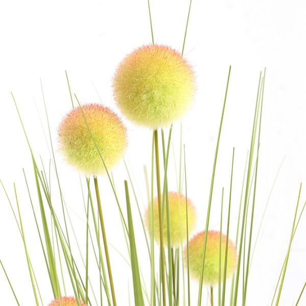 人工観葉植物 ボールグラス Mサイズ 約122cm 光触媒 人工観葉 フェイク