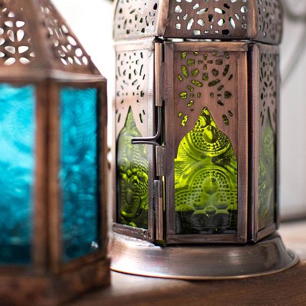 モロッコ風 アンティーク キャンドルホルダー ミラー 小物入れ 5