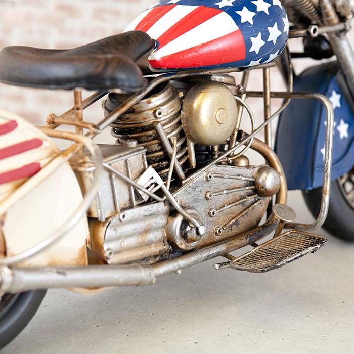 ビンテージカー レッドバイク モーターサイクルUSA Flag 1 ビンテージカー レッドバイク モーターサイクルUSA Flag 1