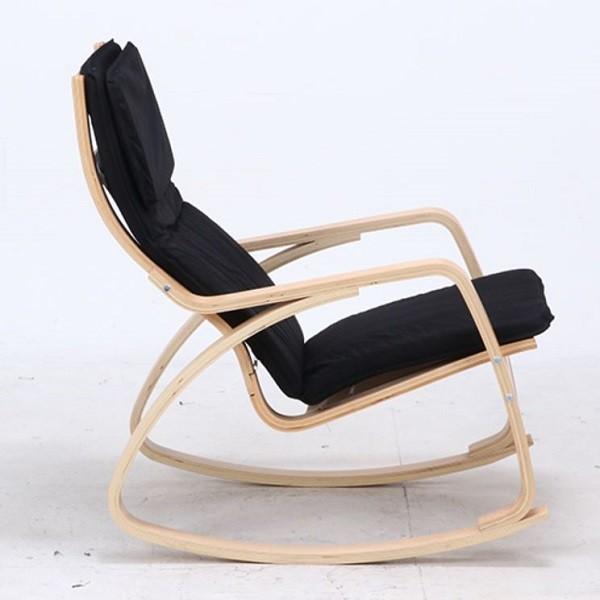 【新品・送料無料】リラックスチェア― スリム ロッキングタイプ BK リラックスチェア―スリム ロッキングタイプ WH BR BK 家具 インテリア