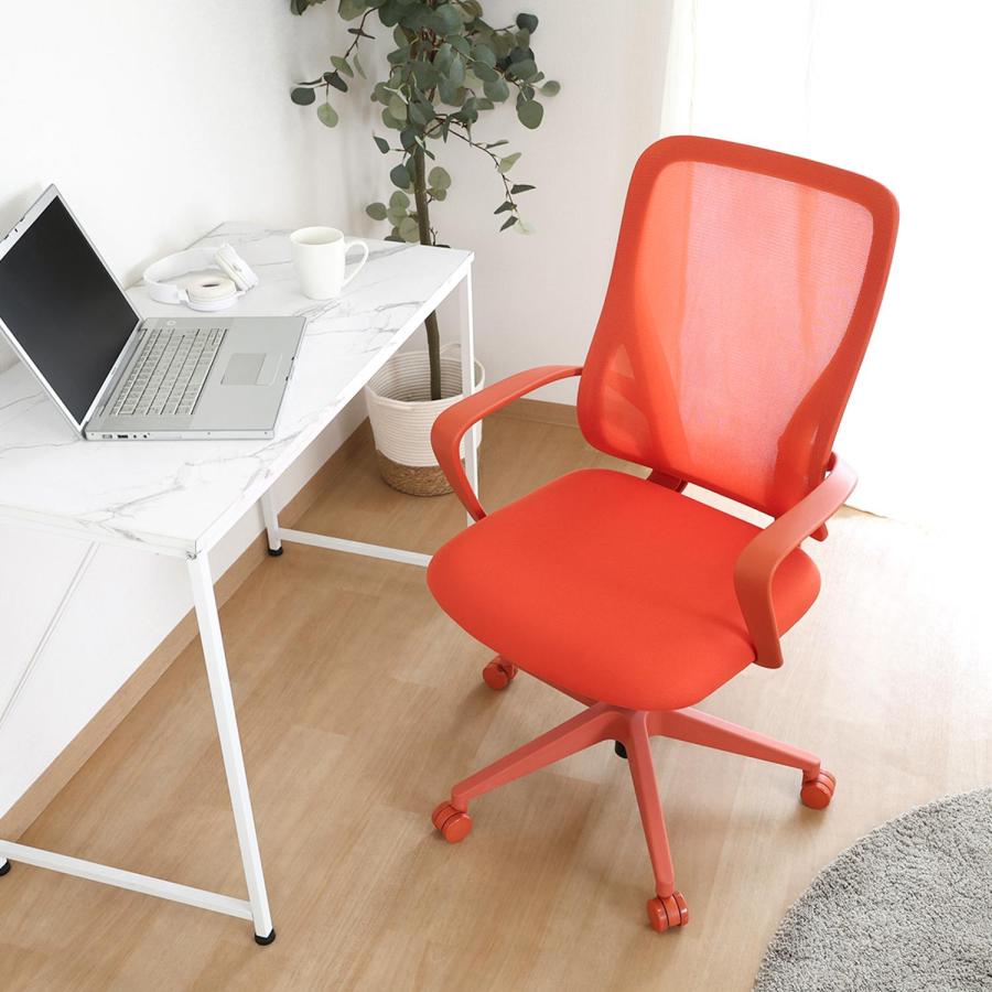 シンプルデザインチェア パレット OR　BL GY　　　　　　　　　家具　インテリア　椅子　チェア　　オフィス　オフィスチェア　ワークチェア_4