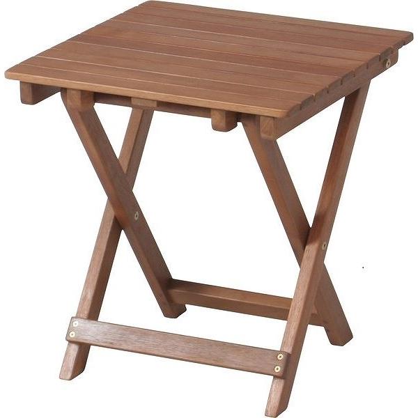 ガーデン サイドテーブル ブラウン VFSGT33FJ 家具、インテリア テーブル サイドテーブル 木製 アカシア 折りたたみ J318062801アートフルライフYahoo!ショップ