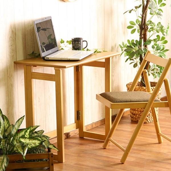 フォールディングテーブル ミラン 家具 インテリア デスク 机 フリー
