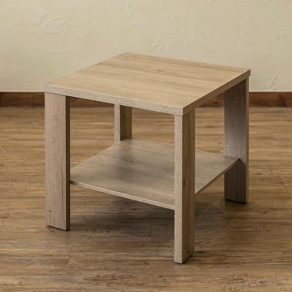 KENNY サイドテーブル 50×50 ABR/LBR/WAL/MWH 家具 インテリア