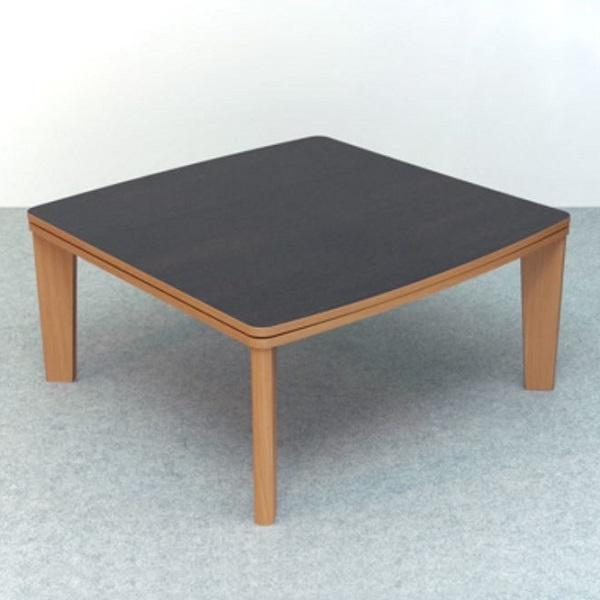 カジュアルコタツ　R天板　75×75　正方形　BR/NA カジュアルコタツ R天板 75×75 正方形 BR/NA 家具 インテリア 家電
