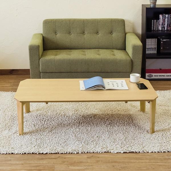 Rosslea折り畳みテーブル115 ホワイトウォッシュ