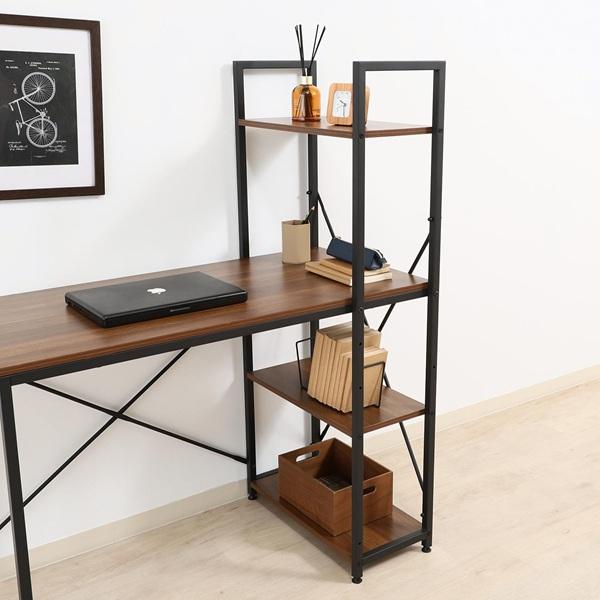 不二貿易（Fuji Boeki） ラック付きデスク アチーブ OAK WN 家具