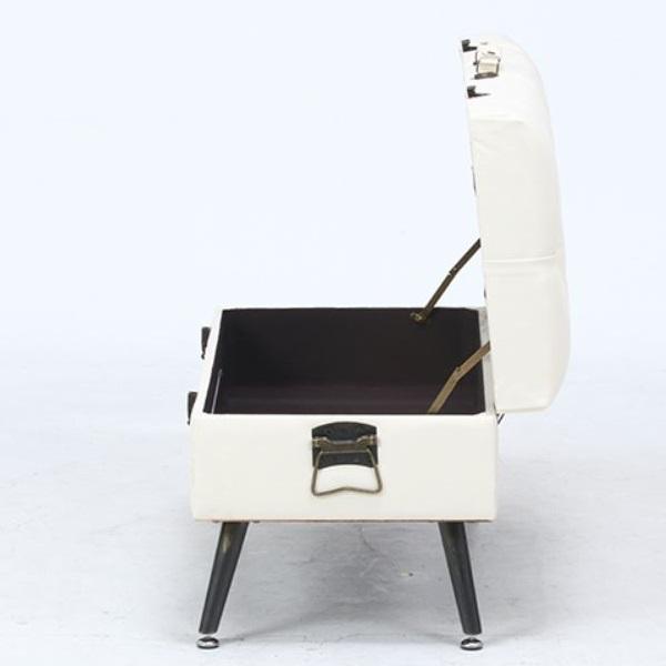 トランクベンチ Dauchez ドーシェ PU IV /BR/ BK 家具 インテリア 椅子