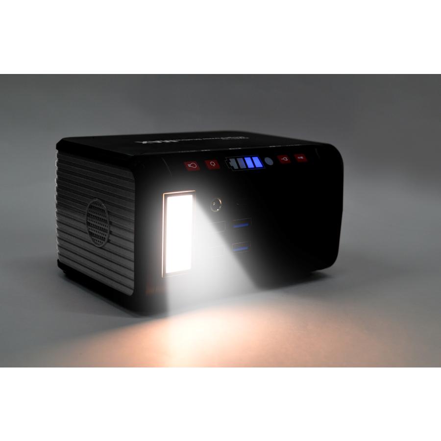 EVERBright 大容量ポータブル電源 300000mAh 軽量1030g ライト機能付