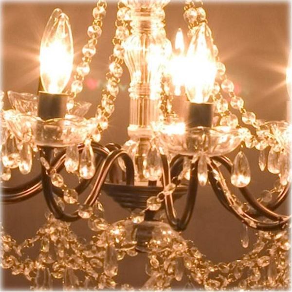 9灯シャンデリア ジュリエット LED電球対応可 ノックダウン 家具