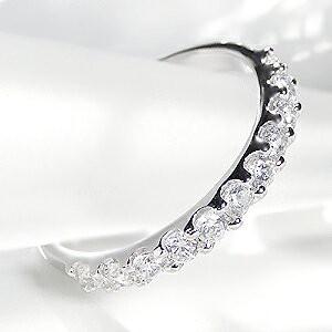 Pt900ハーフエタニティダイヤモンド0.5CTリング プラチナ 楽天市場】pt900【0.5ct】ダイヤモンド エタニティリング【送料