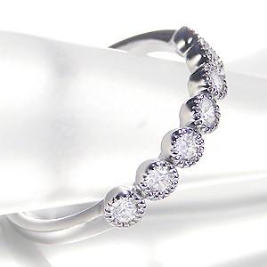 Pt900  0.25ct  アンティーク エタニティ リングの画像