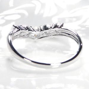 Pt950 0.5ct ダイヤモンド V字 エタニティリングの画像