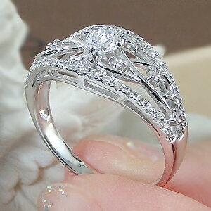 Pt950 0.38ct ダイヤモンド リング 人気 上品 ダイヤ ダイア プラチナ 指輪 透かし 大ぶり ４月 誕生石 ギフト プレゼント 結婚 記念 vi-0148の画像