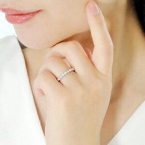 ピンキー対応 pt950 0.2ct シャンパンカラー ダイヤモンド エタニティ リング プラチナ 細身 人気 ギフト 10周年 ピンキー テンダイヤ vi-0154の画像
