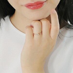 ゴールド K10 YG PG WG バラモチーフ ダイヤモンド リング 指輪 10k 10