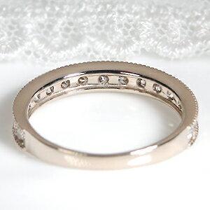 ピンキー対応 K18シャンパン ゴールド ミル打ち ダイヤモンド