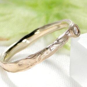 K10 YG WG PG 0.1ct アンティーク ダイヤモンド リング 人気 10k