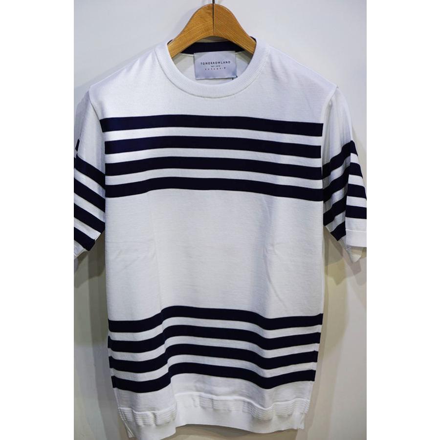 Tomorrowland トゥモローランド メンズ セール30 オフ トゥモローランド ウオッシャブル サマー半袖ニット Kn Mc Arthur Fashion World 通販 Yahoo ショッピング