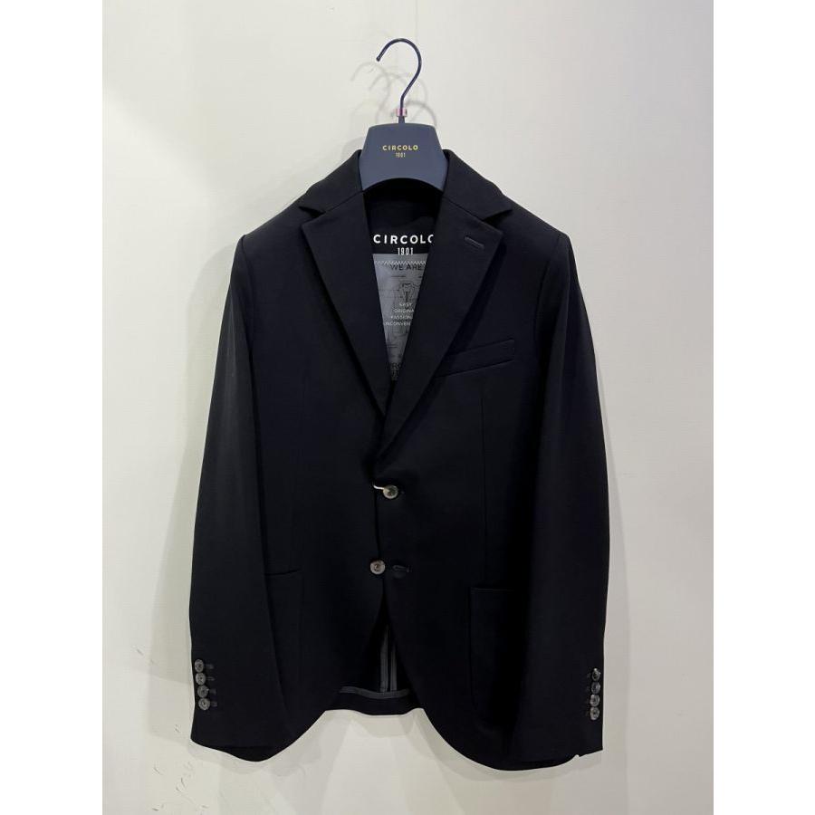 Circolo チルコロ メンズファッション チルコロ 定番ジャージ2bシングルジャケット セットアップパンツ有 Cn3352bk