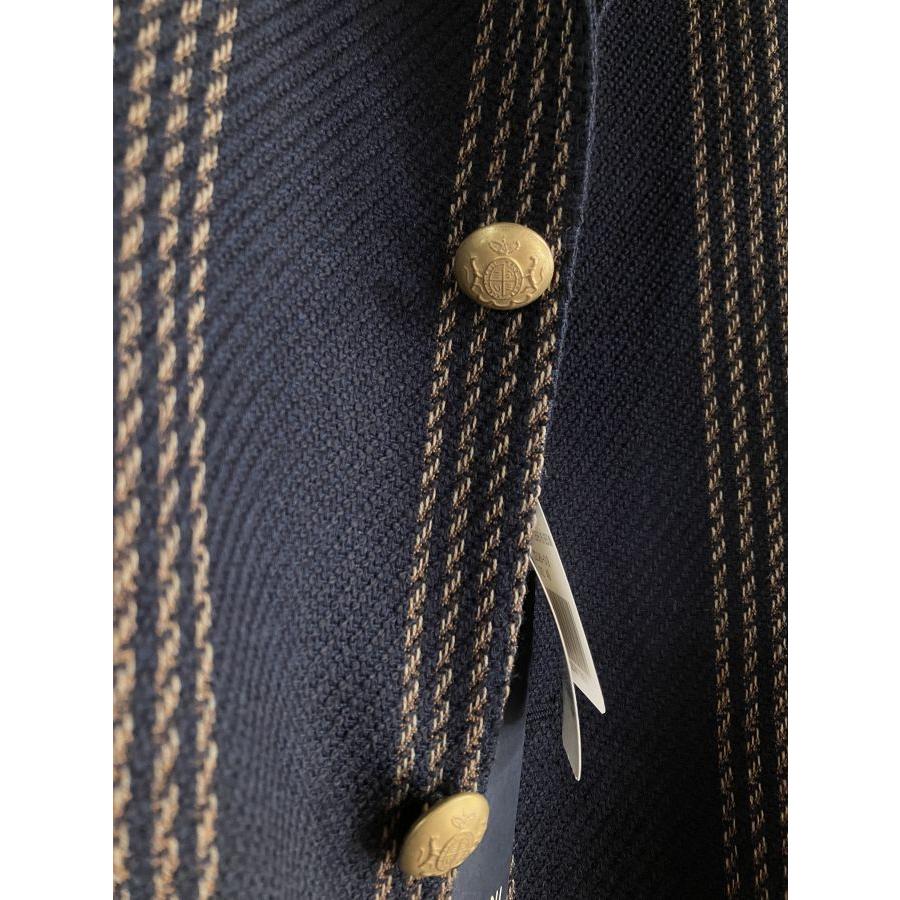【LARDINI｜ラルディーニ】【セール30%off】ラルディーニ MOWEAR キャメルストライプ ピークドラベル3Bジャケット/IR992AJQ-J59516-ST*JK#MC*の画像