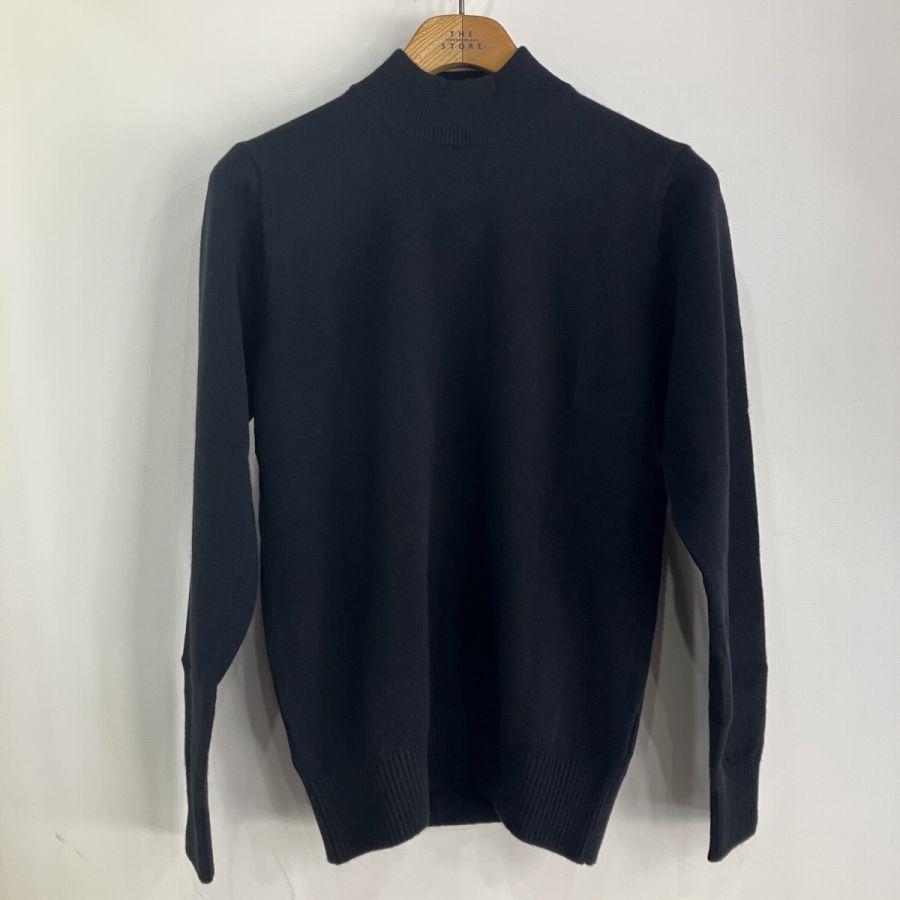 極美品 gim カシミヤ モックネックニット L ブラック モンゴリアンカシミヤ gim｜ジム】【セール30%off】GIM カシミア10Gモックネックニット