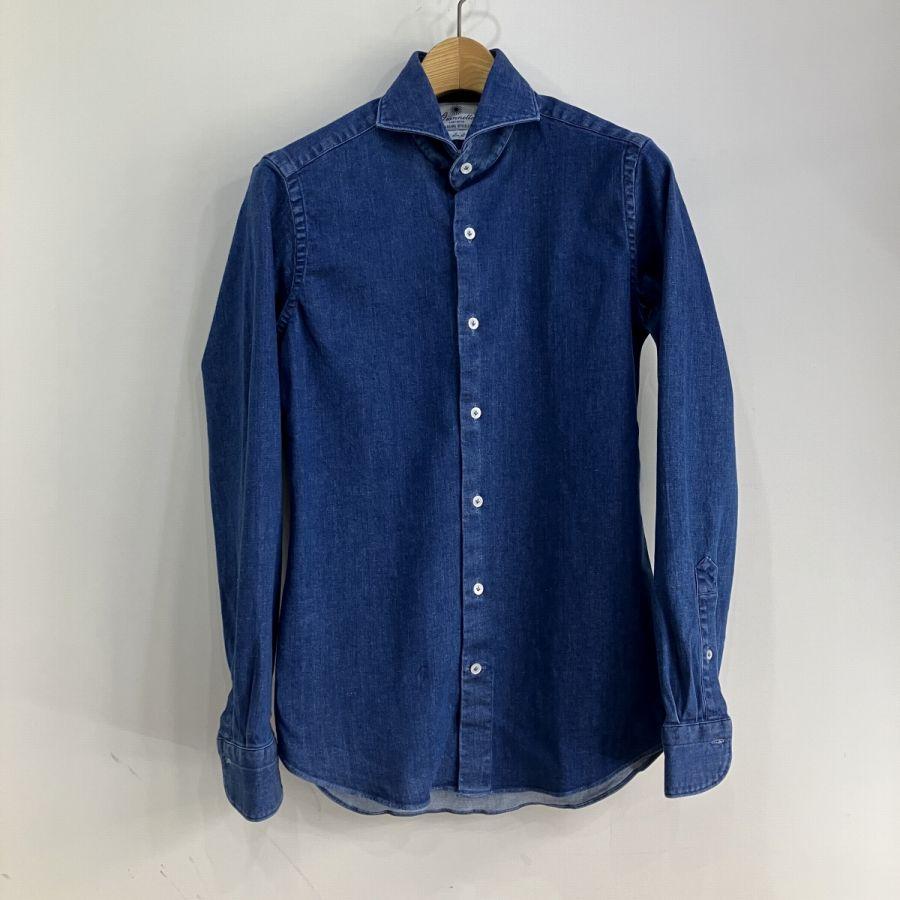 GIANNETTOジャンネット　カッタウェイシャツ　SLIM FIT❷ ジャンネット シャツ メンズ カッタウェイ スリムフィット
