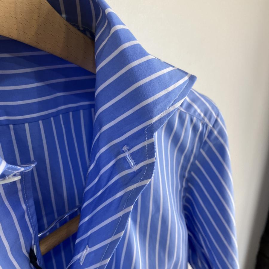 【BAGUTTA｜バグッタ】【セール30%off】バグッタ ワンピースカラーストレッチシャツ ストライプ/BRERA-EBV-CN0010 ...