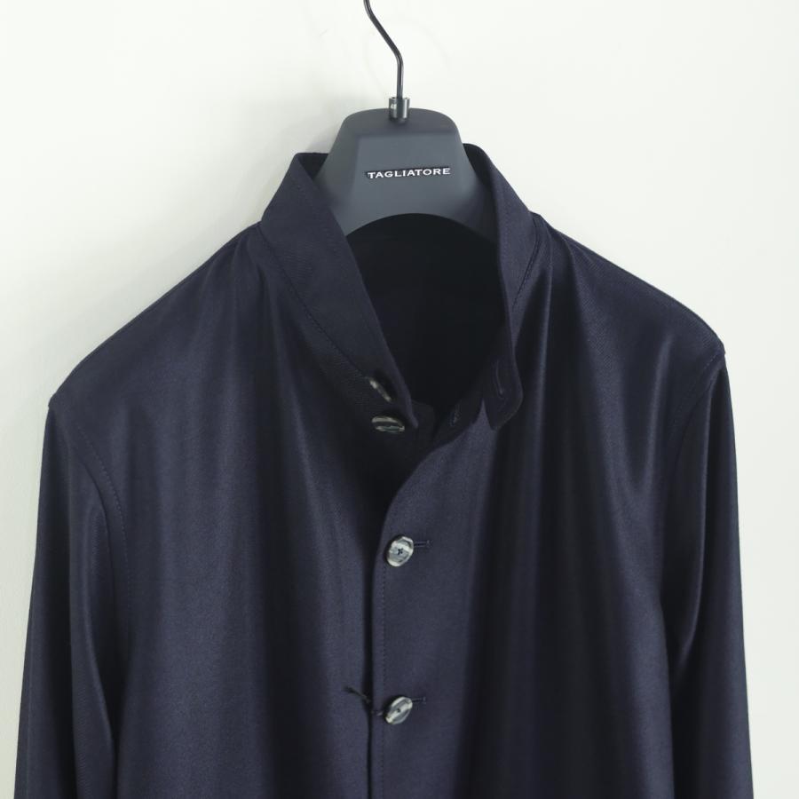 【TRIVALENTE】【セール30%off】タリアトーレ KLEIN スタンドカラーカシミア混シャツジャケット/KLEIN-10021-BK*JK#MCの画像