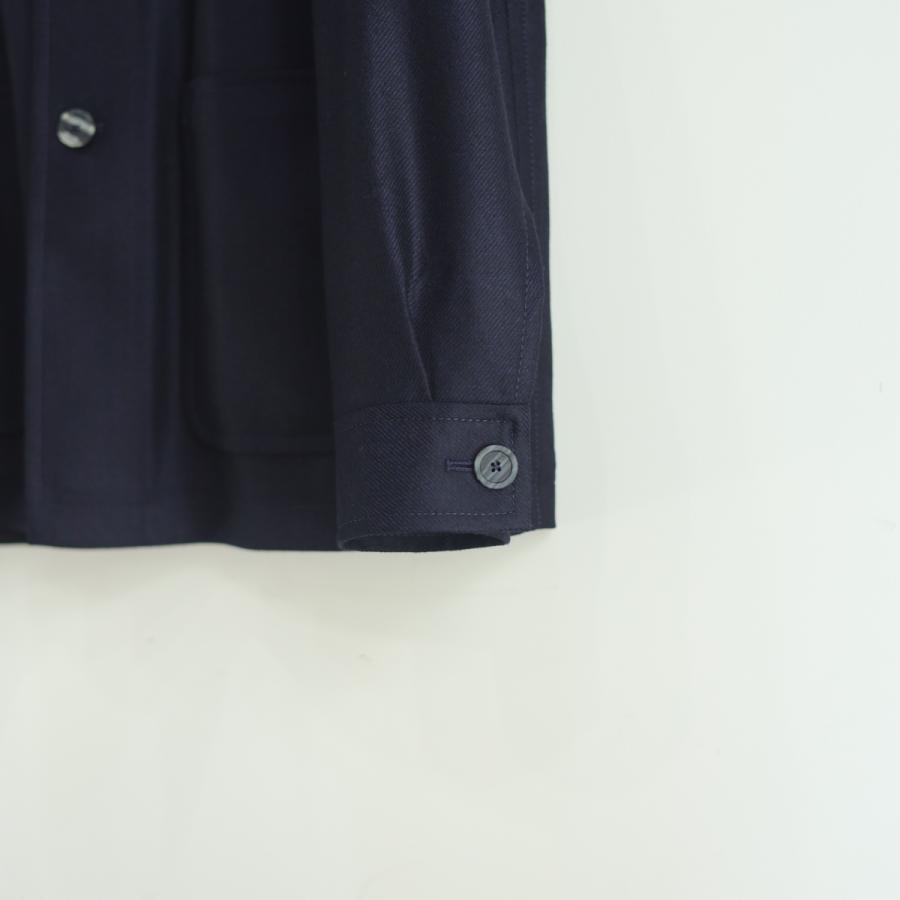 【TRIVALENTE】【セール30%off】タリアトーレ KLEIN スタンドカラーカシミア混シャツジャケット/KLEIN-10021-BK*JK#MCの画像