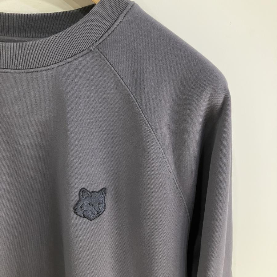 MAISON KITSUNE メゾンキツネ スウェットシャツ BOLD FOX HEAD フォックスヘッド オーバーサイズ PM00306KM0340 メンズ クルーネック 長袖 トレーナー | 【Maison Kitsune】【セール30%off】メゾンキツネ ボールドフォックス レギュラーフイット ラグランスウェット/PM00306KM0340-P180*CL#MC | Tシャツ、カットソー | S...
