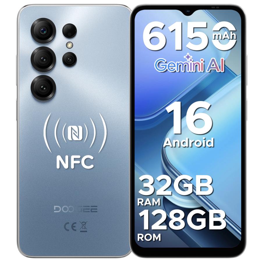 【50%OFFクーポン対象】Note56X Pro スマホ Android16 Gemini AI SIMフリー 6.56インチ 90Hz 32GB+128GB 2TB拡張 6150mAh NFC 指紋認証 4G LTE スマートフォン | 
