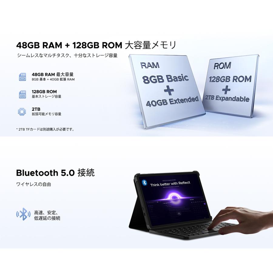 New＼Android16／P10 タブレット 10インチ WiFiモデル 90Hz 128GB キーボード付き 顔認証 Widevine L1 人気 子供 学習用 90Hz IPSディスプレイ キーボード付き |  | 10